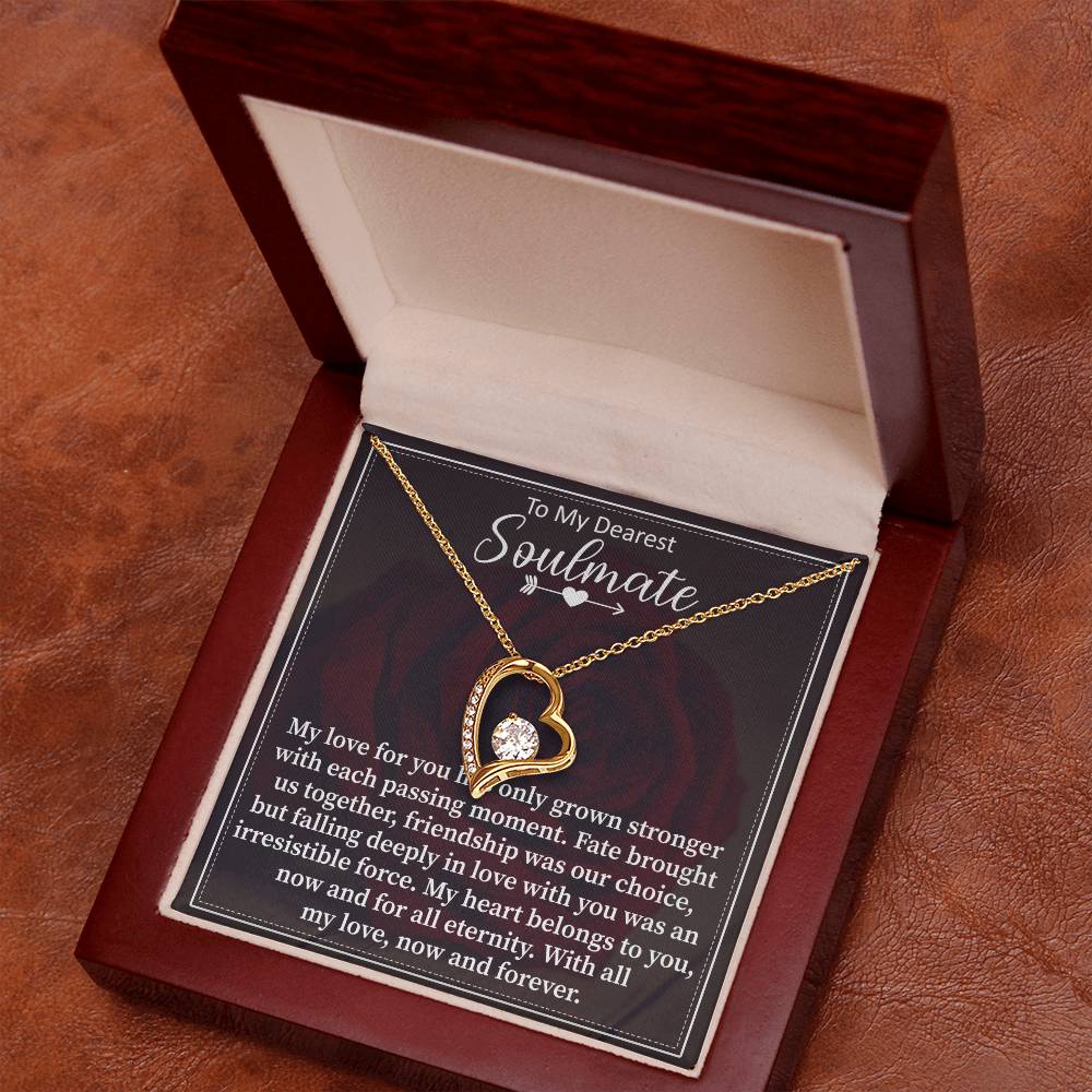 To My Dearest Soulmate | Forever Love Necklace