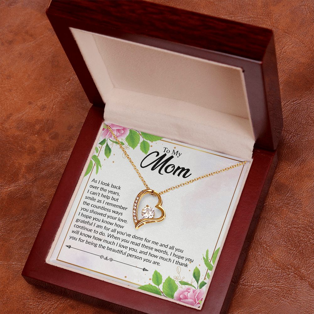 To My Mom | I Love You | The Dazzling Forever Love Necklace