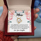 To My Wonderful Mom | Thank You | The Dazzling Forever Love Necklace