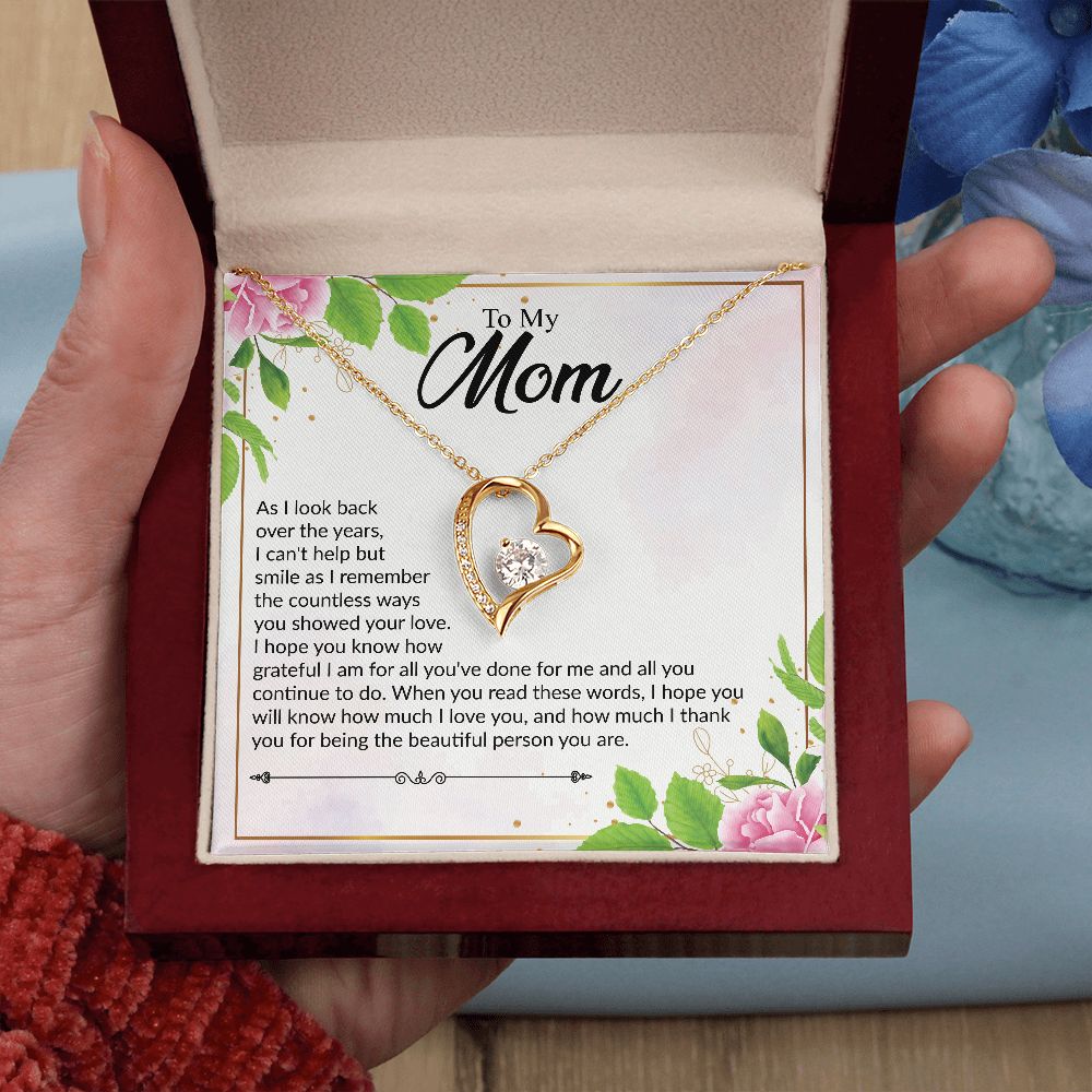 To My Mom | I Love You | The Dazzling Forever Love Necklace