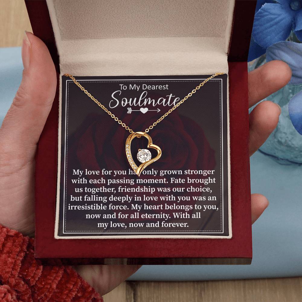 To My Dearest Soulmate | Forever Love Necklace