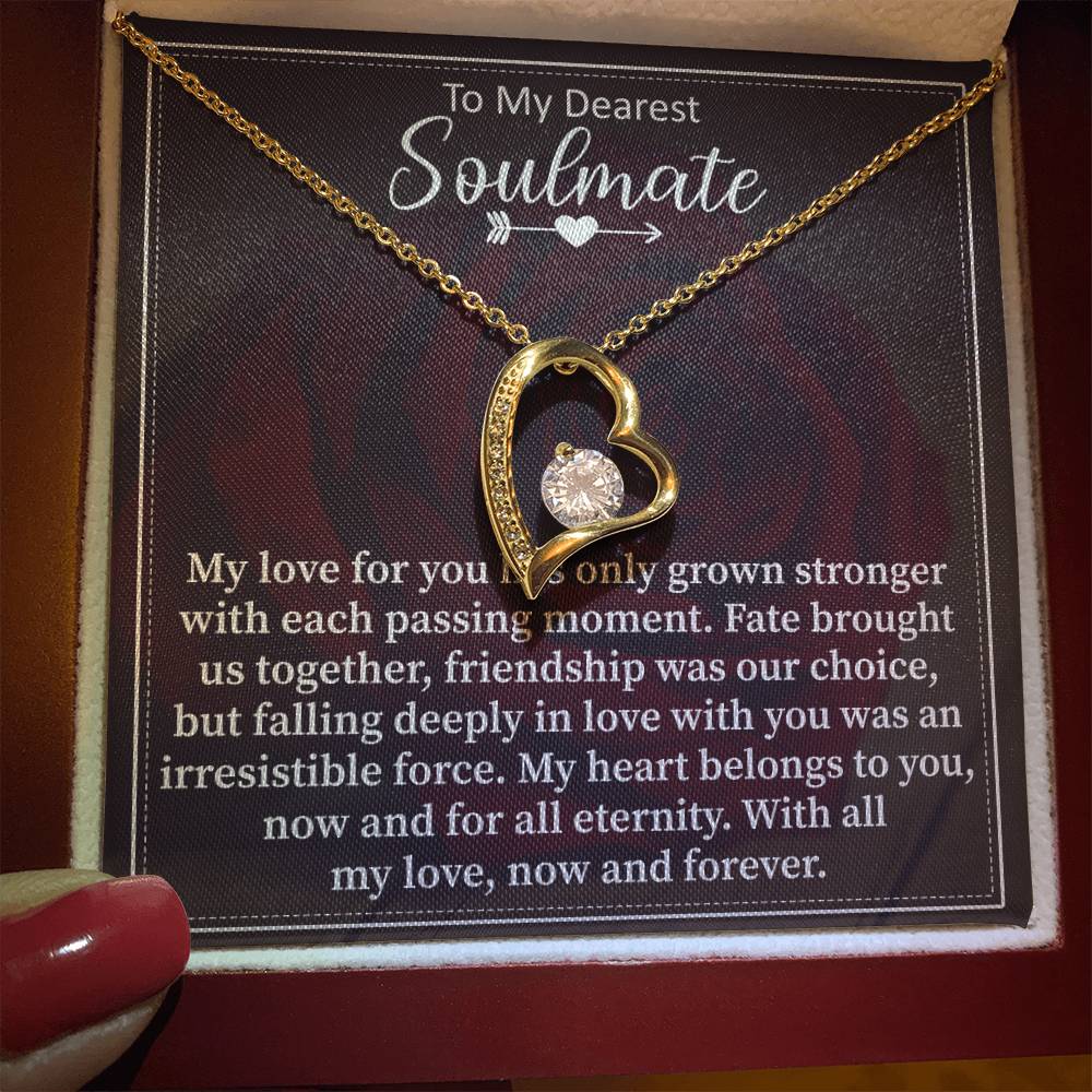 To My Dearest Soulmate | Forever Love Necklace