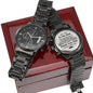 To My Dad | Thank You | Engraved Design Black Chronograph Watch