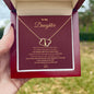 To My Daughter - Everlasting Love Necklace