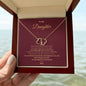 To My Daughter - Everlasting Love Necklace