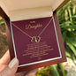 To My Daughter - Everlasting Love Necklace