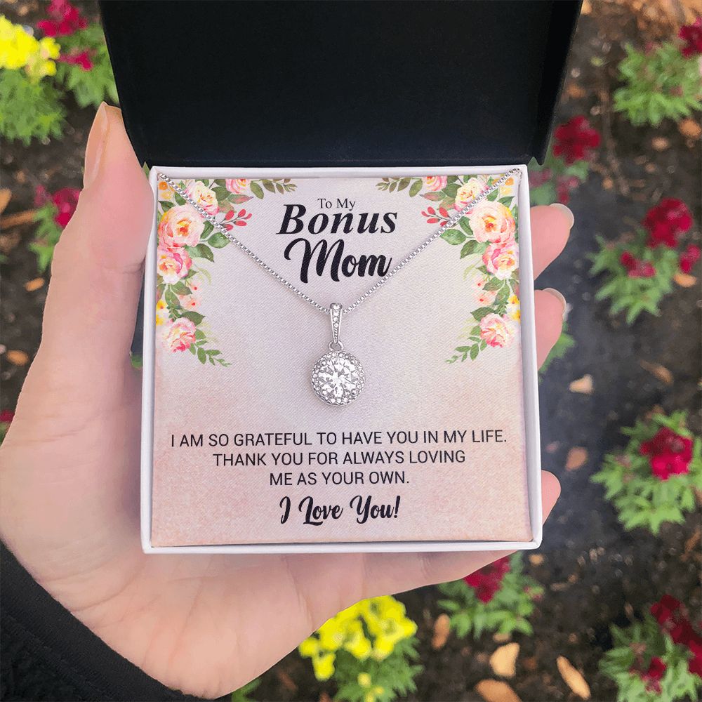 To My Bonus Mom | I Am So Grateful To  Have You | Eternal Hope Necklace