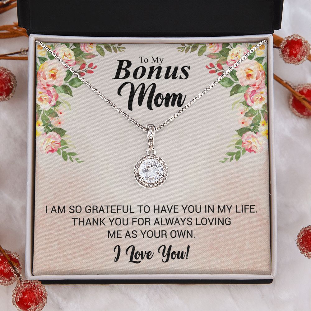 To My Bonus Mom | I Am So Grateful To  Have You | Eternal Hope Necklace