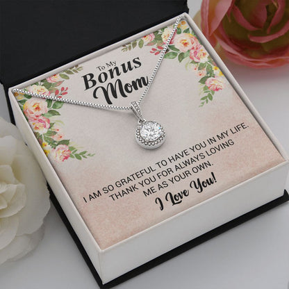 To My Bonus Mom | I Am So Grateful To  Have You | Eternal Hope Necklace