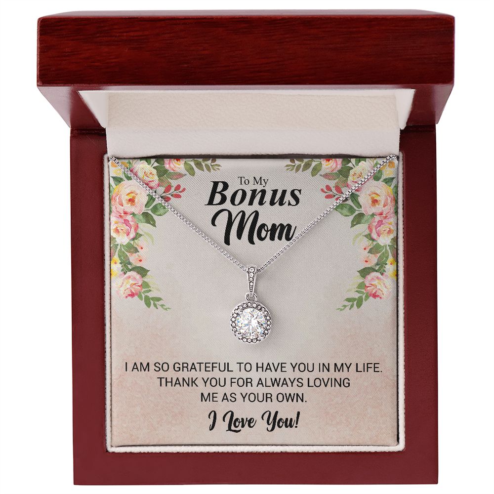 To My Bonus Mom | I Am So Grateful To  Have You | Eternal Hope Necklace