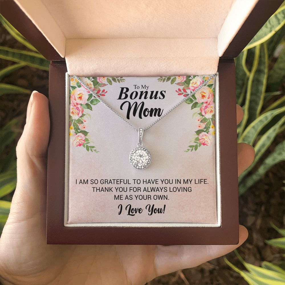 To My Bonus Mom | I Am So Grateful To  Have You | Eternal Hope Necklace