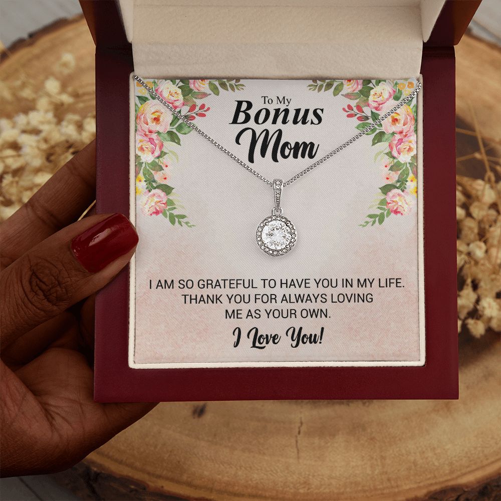 To My Bonus Mom | I Am So Grateful To  Have You | Eternal Hope Necklace