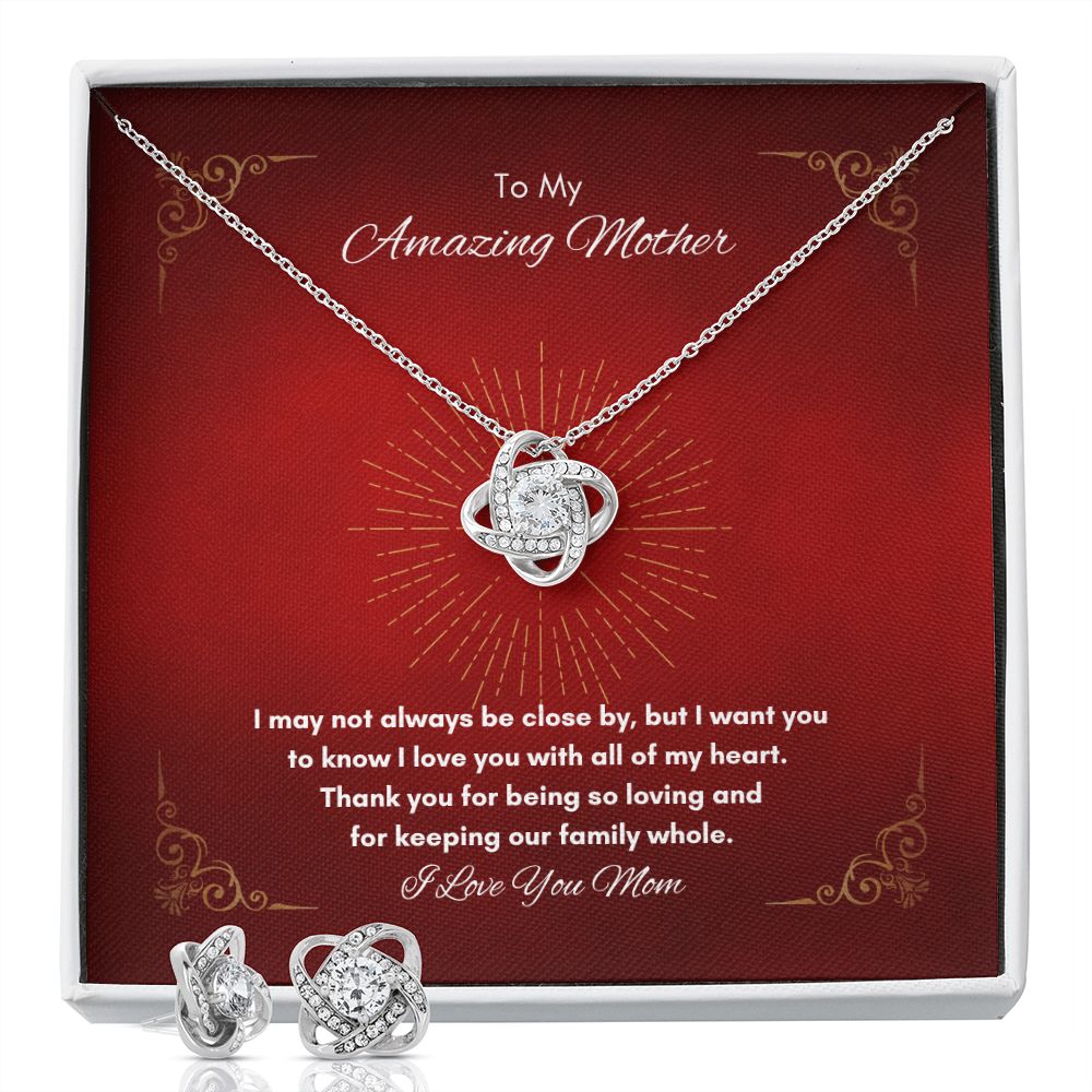 The Love Knot Necklace - To My Amazing Mother