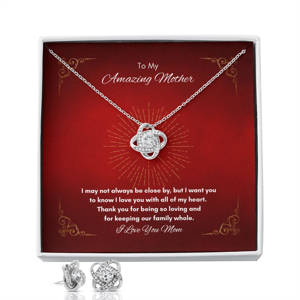 The Love Knot Necklace - To My Amazing Mother