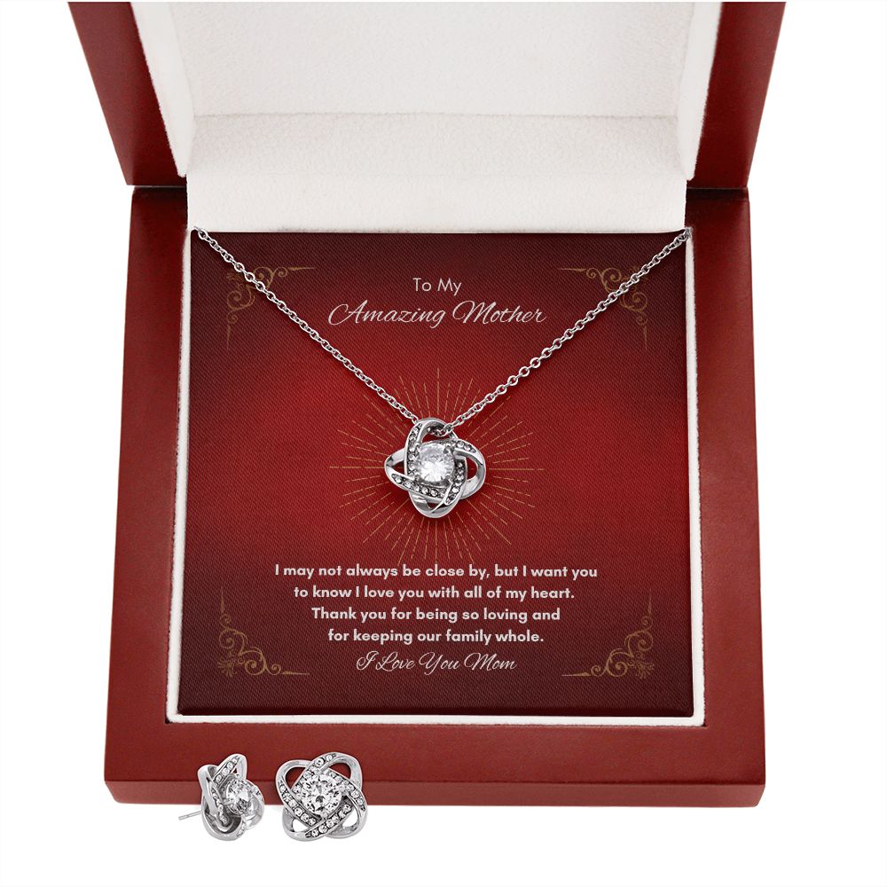 The Love Knot Necklace - To My Amazing Mother