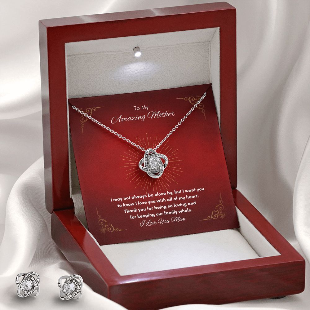 The Love Knot Necklace - To My Amazing Mother