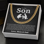 To Our Son | Cuban Link Chain