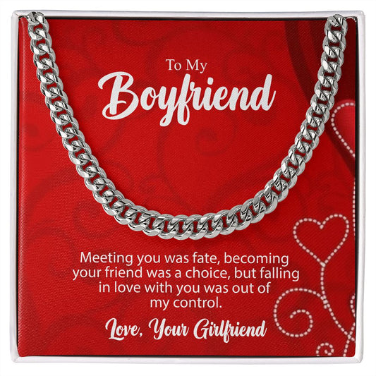 To My Boyfriend | Cuban Link Chain