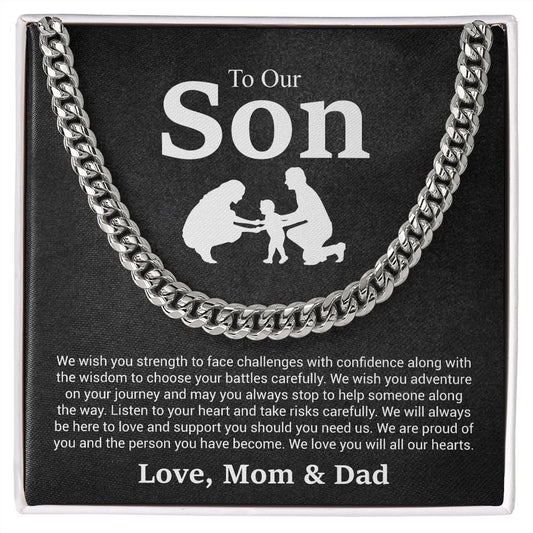 To Our Son | Cuban Link Chain