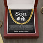 To Our Son | Cuban Link Chain