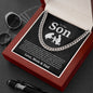 To Our Son | Cuban Link Chain