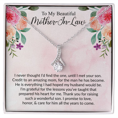 To My Beautiful Mother-In-Law | I Promise You | The Alluring Beauty Necklace