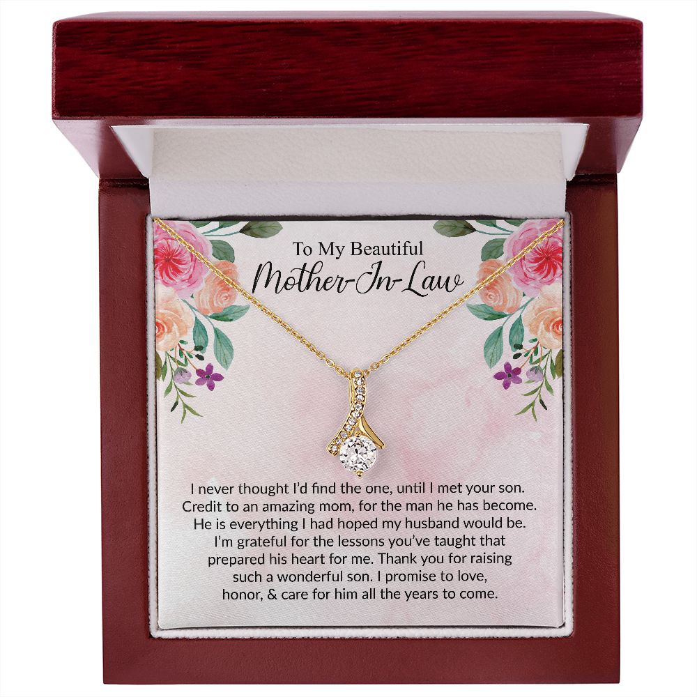 To My Beautiful Mother-In-Law | I Promise You | The Alluring Beauty Necklace