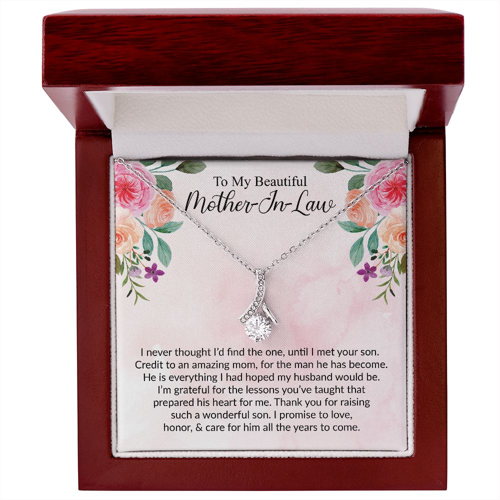 To My Beautiful Mother-In-Law | I Promise You | The Alluring Beauty Necklace