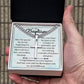 On Your Baptism |  Cuban Chain with Artisan Cross Necklace