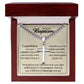 On Your Baptism | Cuban Chain with Artisan Cross Necklace
