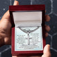 On Your Baptism |  Cuban Chain with Artisan Cross Necklace