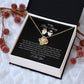 To My Boo Thang | I Love You | Love Knot Necklace