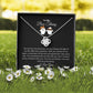 To My Boo Thang | I Love You | Love Knot Necklace