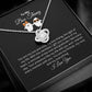 To My Boo Thang | I Love You | Love Knot Necklace