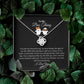 To My Boo Thang | I Love You | Love Knot Necklace