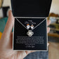 To My Boo Thang | I Love You | Love Knot Necklace