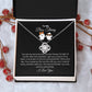 To My Boo Thang | I Love You | Love Knot Necklace