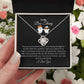 To My Boo Thang | I Love You | Love Knot Necklace
