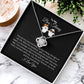 To My Boo Thang | I Love You | Love Knot Necklace