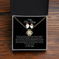 To My Boo Thang | I Love You | Love Knot Necklace