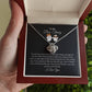 To My Boo Thang | I Love You | Love Knot Necklace