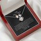 To My Boo Thang | I Love You | Love Knot Necklace