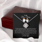 To My Boo Thang | I Love You | Love Knot Necklace