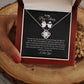 To My Boo Thang | I Love You | Love Knot Necklace