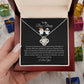 To My Boo Thang | I Love You | Love Knot Necklace