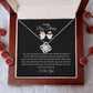 To My Boo Thang | I Love You | Love Knot Necklace