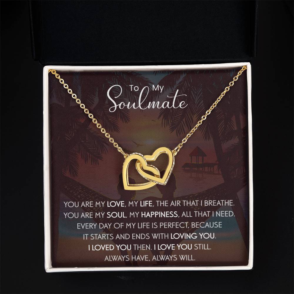 To My Soulmate | The Interlocking Hearts necklace