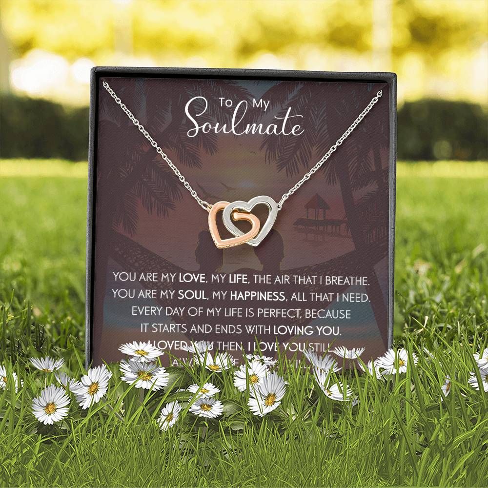 To My Soulmate | The Interlocking Hearts necklace