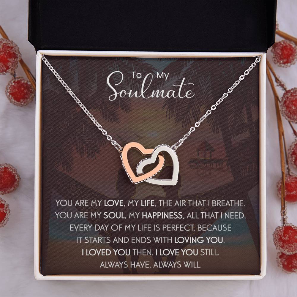 To My Soulmate | The Interlocking Hearts necklace