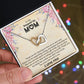To My Stepped Up Mom | I Love You | The Interlocking Hearts necklace